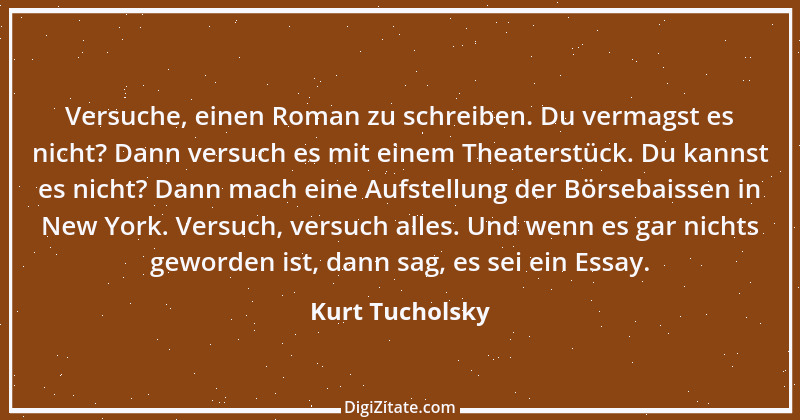 Zitat von Kurt Tucholsky 305