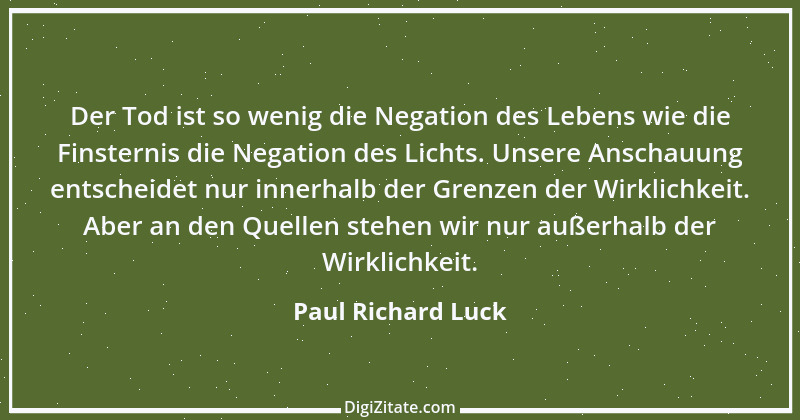 Zitat von Paul Richard Luck 3