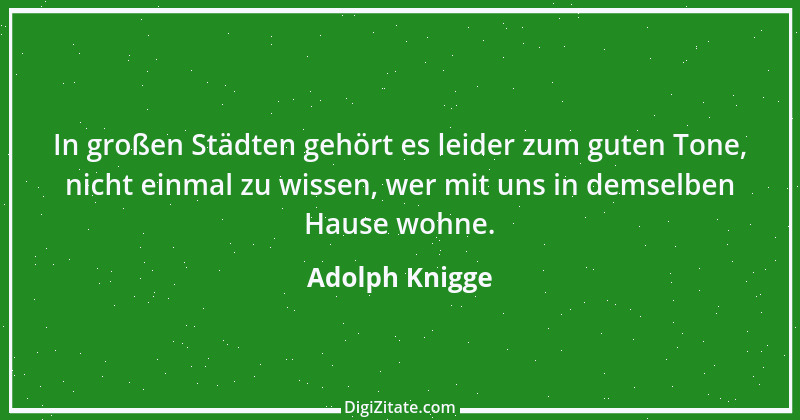 Zitat von Adolph Knigge 163