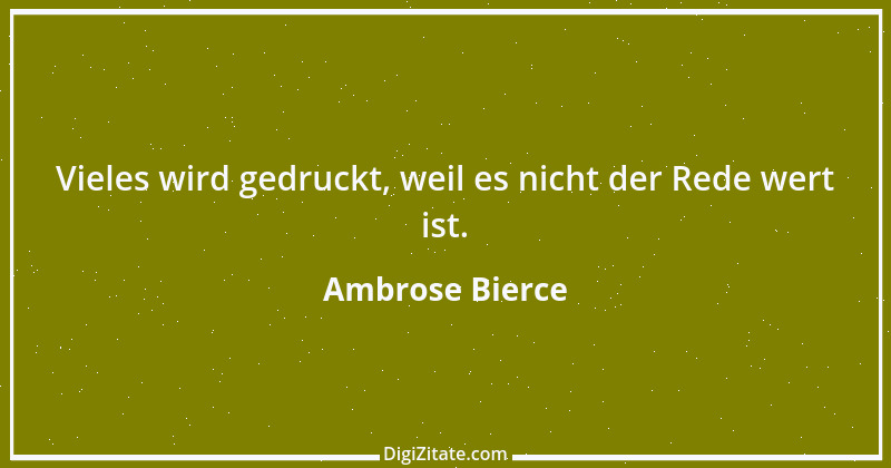 Zitat von Ambrose Bierce 336