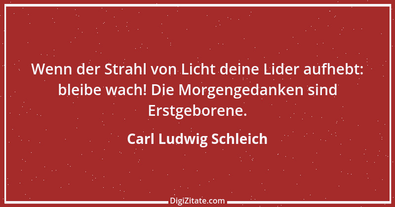 Zitat von Carl Ludwig Schleich 85