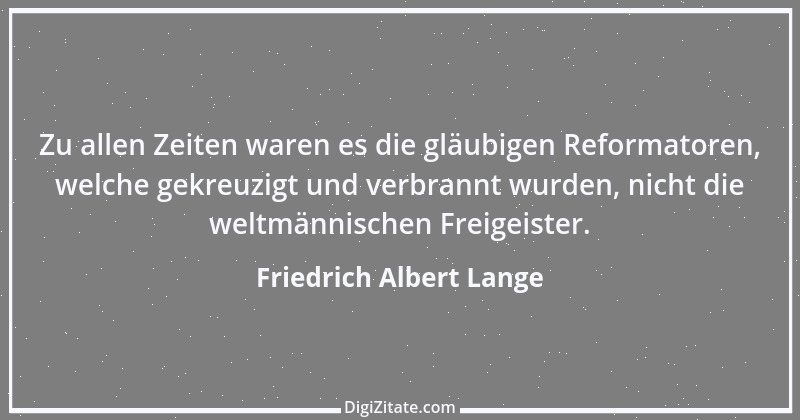 Zitat von Friedrich Albert Lange 1