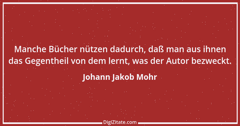 Zitat von Johann Jakob Mohr 140