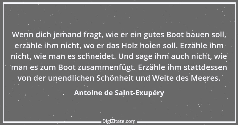 Zitat von Antoine de Saint-Exupéry 112