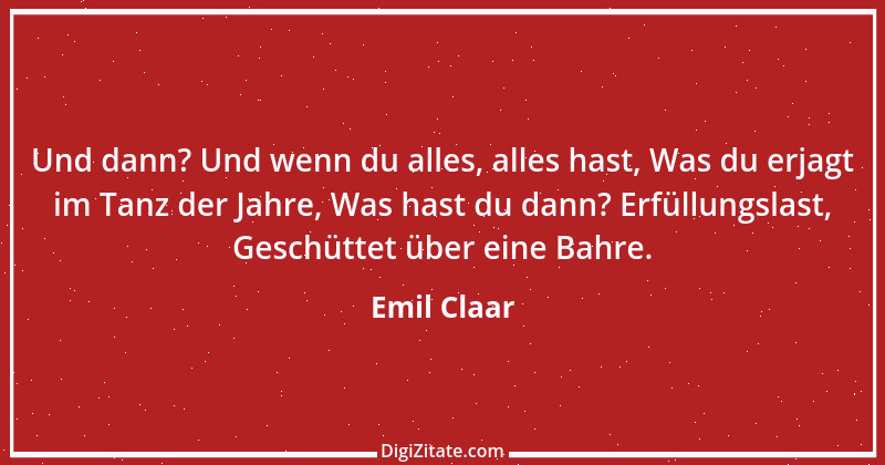 Zitat von Emil Claar 40