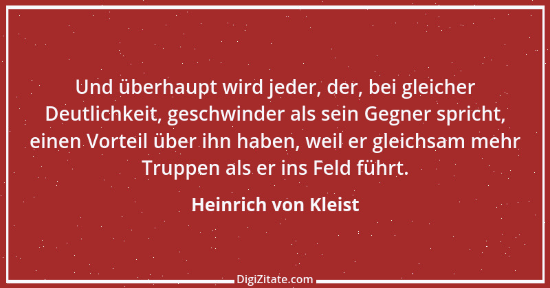 Zitat von Heinrich von Kleist 7