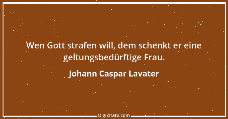 Zitat von Johann Caspar Lavater 78