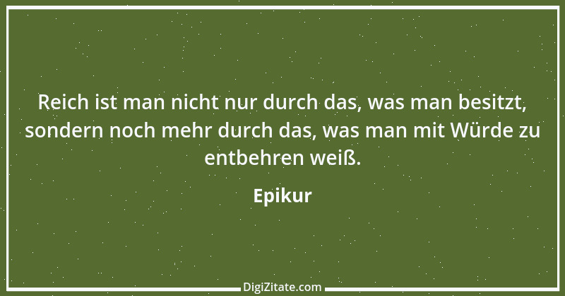 Zitat von Epikur 56