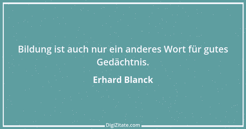 Zitat von Erhard Blanck 1664