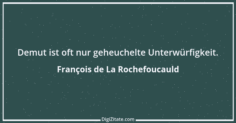 Zitat von François de La Rochefoucauld 22