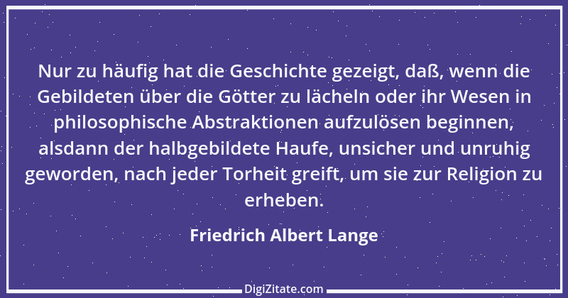 Zitat von Friedrich Albert Lange 4