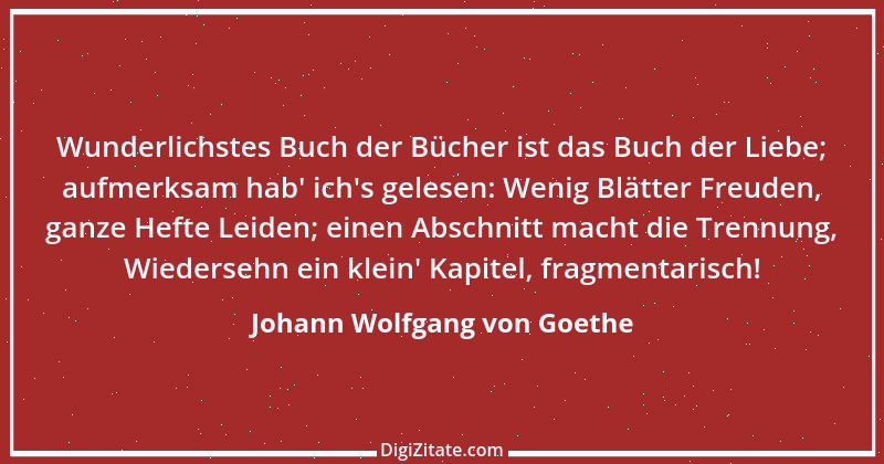 Zitat von Johann Wolfgang von Goethe 2109