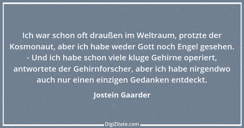 Zitat von Jostein Gaarder 4