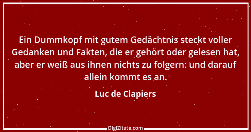 Zitat von Luc de Clapiers 231