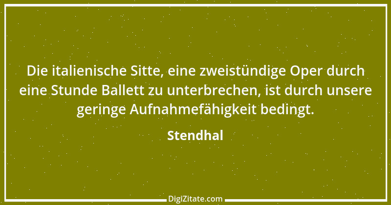 Zitat von Stendhal 79