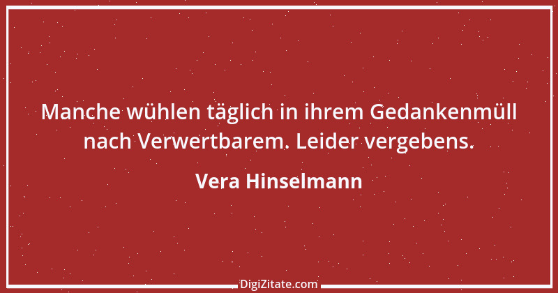 Zitat von Vera Hinselmann 1