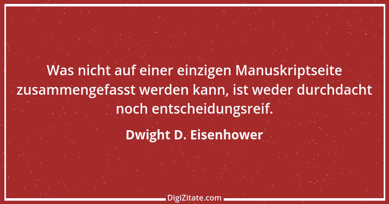 Zitat von Dwight D. Eisenhower 7