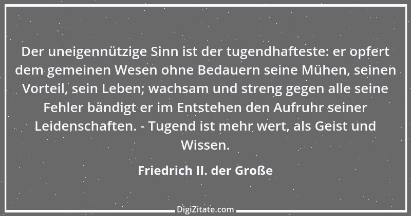 Zitat von Friedrich II. der Große 262