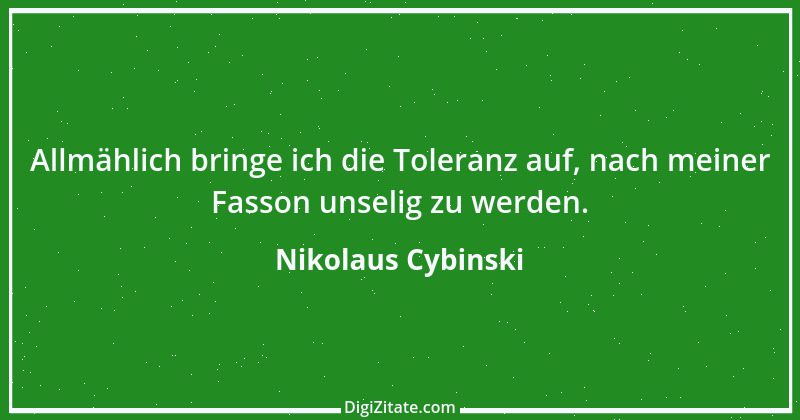 Zitat von Nikolaus Cybinski 17