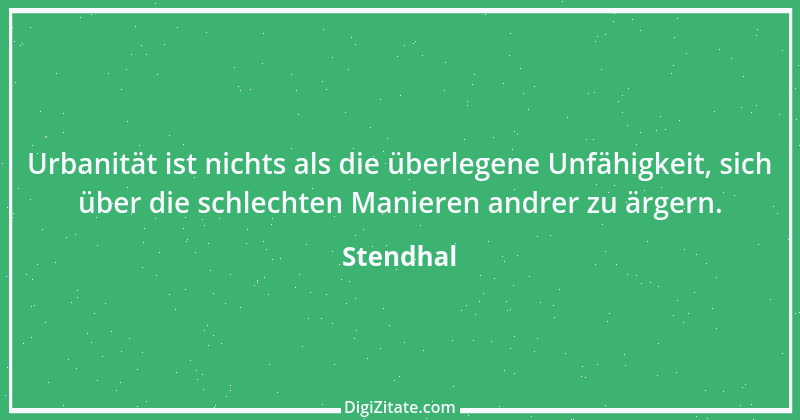 Zitat von Stendhal 80