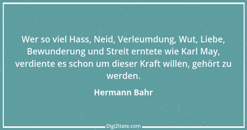 Zitat von Hermann Bahr 19