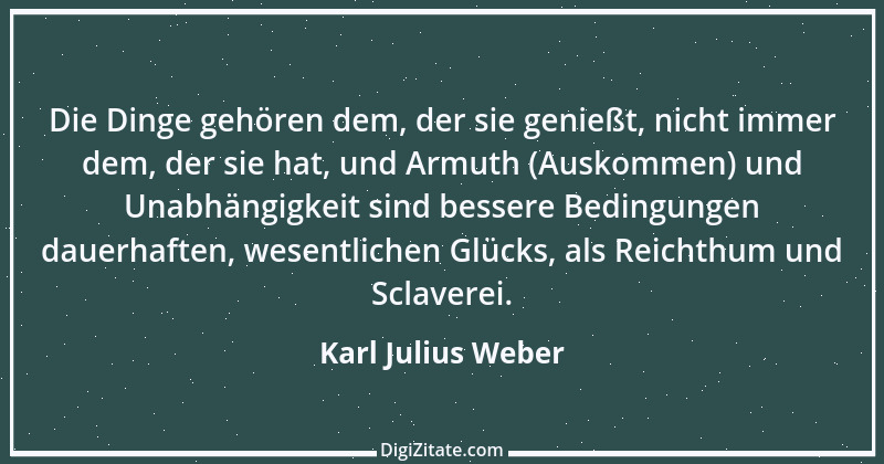 Zitat von Karl Julius Weber 79