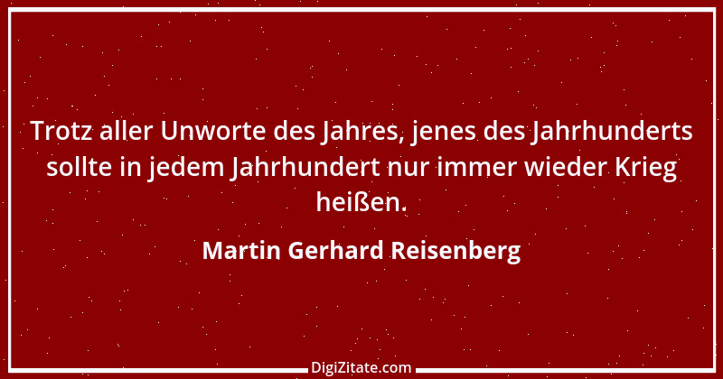 Zitat von Martin Gerhard Reisenberg 2426