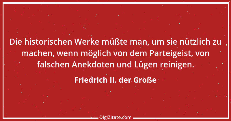 Zitat von Friedrich II. der Große 264