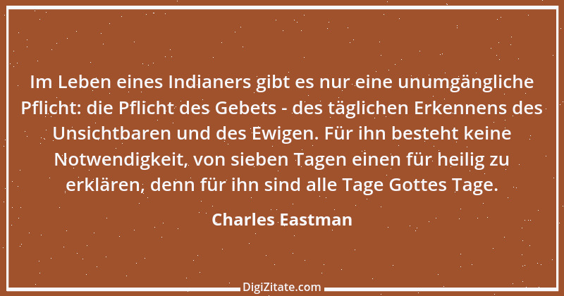 Zitat von Charles Eastman 1