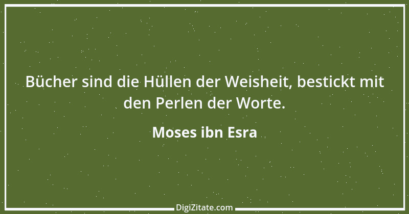 Zitat von Moses ibn Esra 2