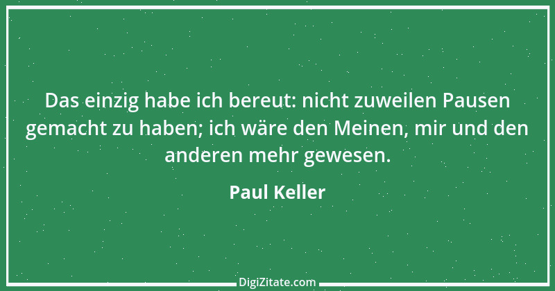 Zitat von Paul Keller 9