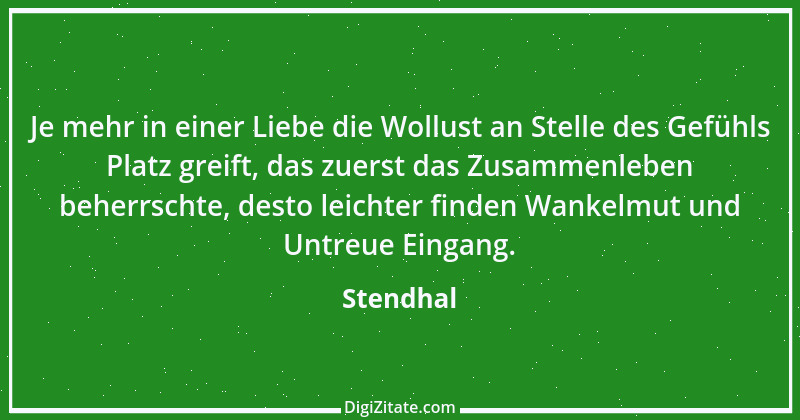 Zitat von Stendhal 83