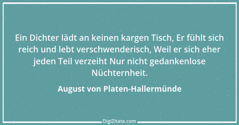 Zitat von August von Platen-Hallermünde 63