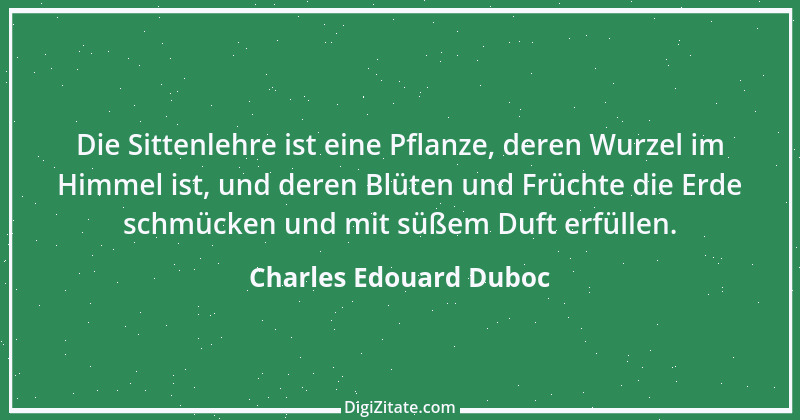 Zitat von Charles Edouard Duboc 1