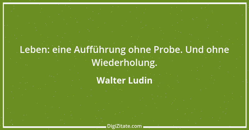 Zitat von Walter Ludin 616