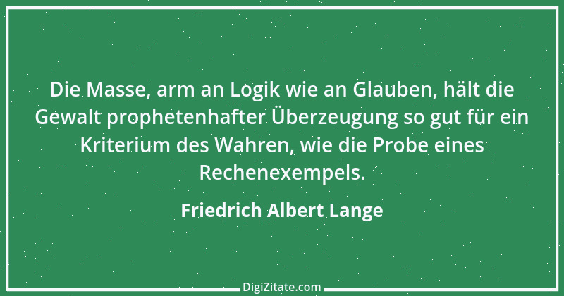 Zitat von Friedrich Albert Lange 10