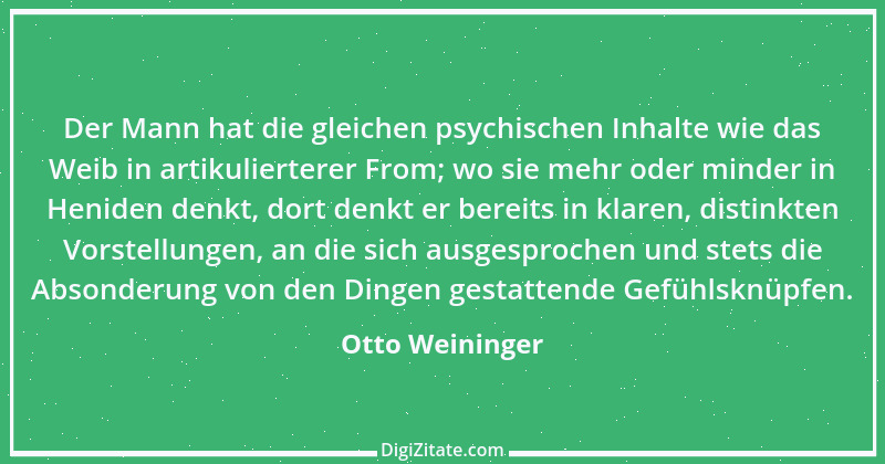 Zitat von Otto Weininger 4