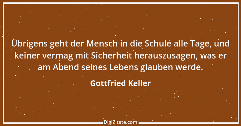 Zitat von Gottfried Keller 12