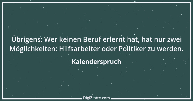 Zitat von Kalenderspruch 179