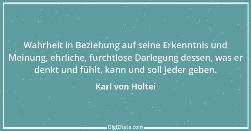 Zitat von Karl von Holtei 5