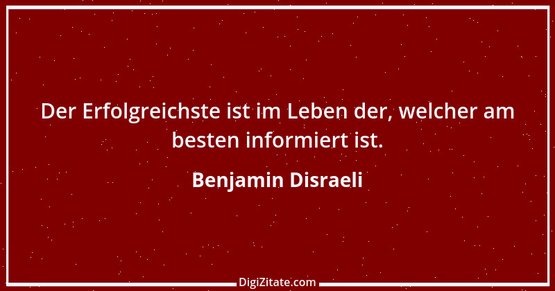 Zitat von Benjamin Disraeli 66