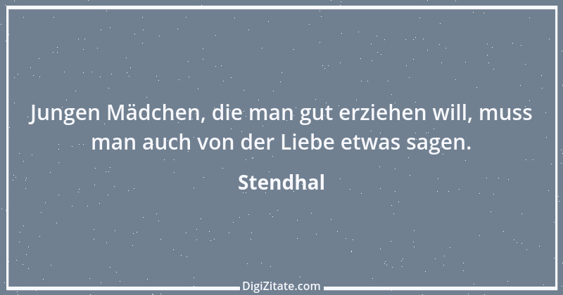 Zitat von Stendhal 86