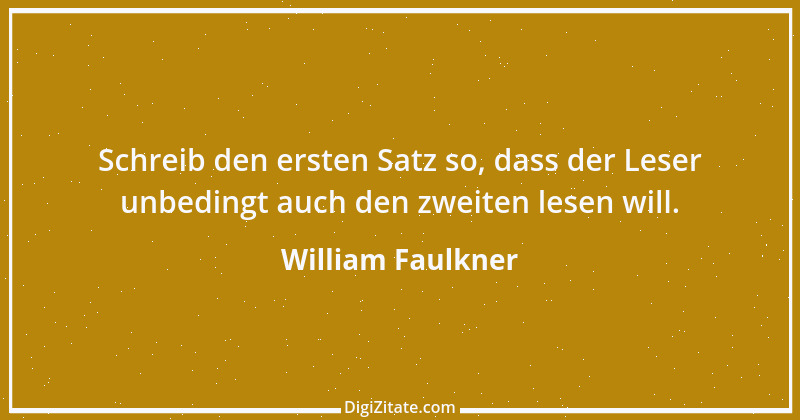 Zitat von William Faulkner 12