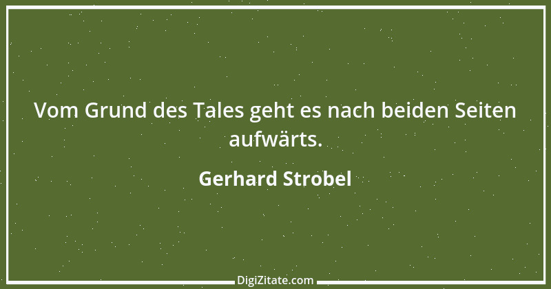 Zitat von Gerhard Strobel 8