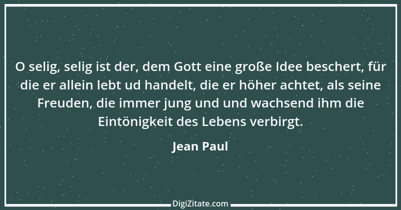 Zitat von Jean Paul 1262