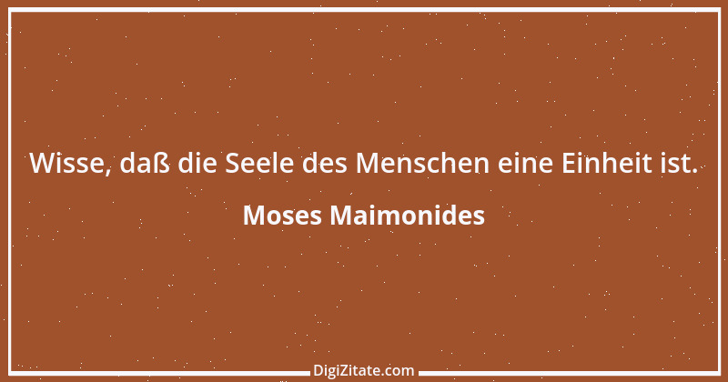 Zitat von Moses Maimonides 1