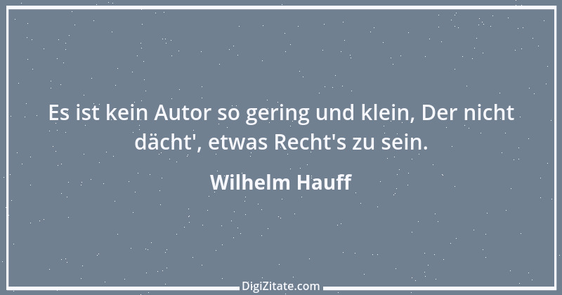 Zitat von Wilhelm Hauff 4