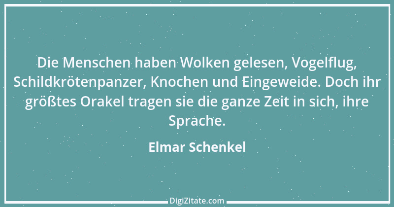 Zitat von Elmar Schenkel 331