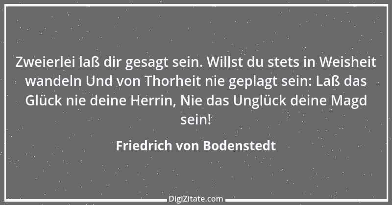 Zitat von Friedrich von Bodenstedt 76