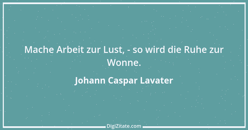 Zitat von Johann Caspar Lavater 88